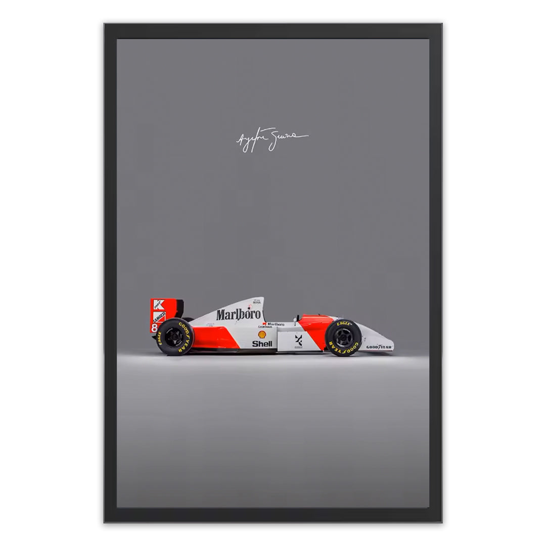 Ayrton Senna Marlboro McLaren F1 Poster