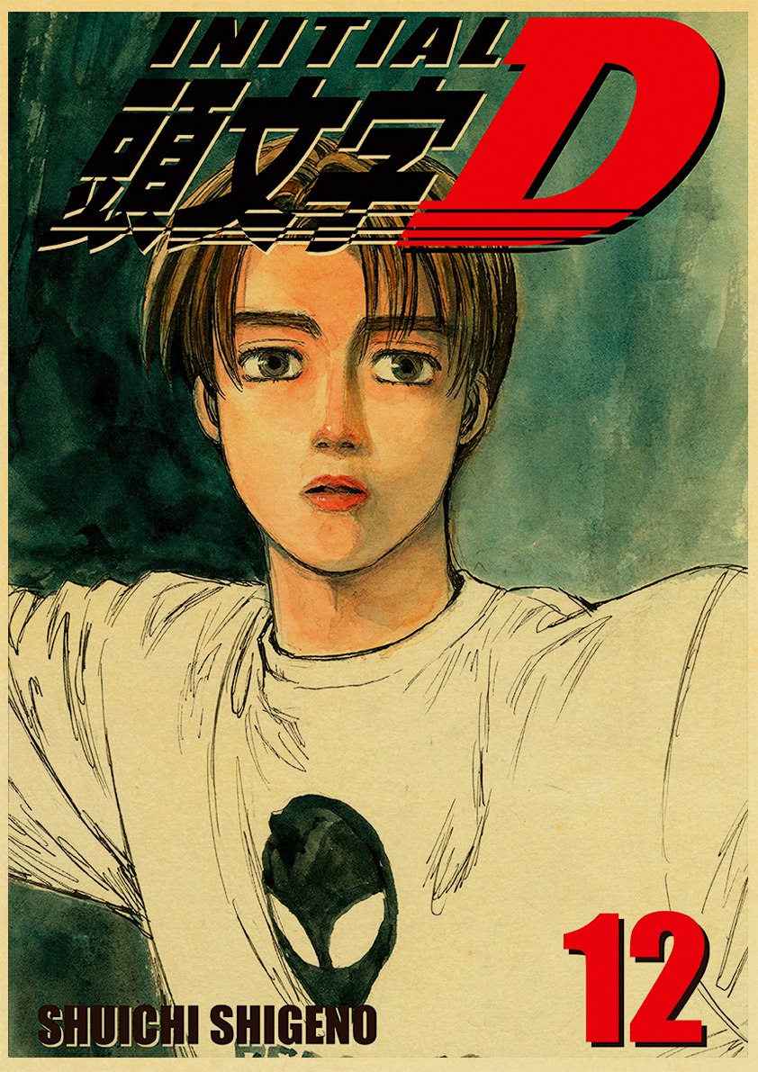 Initial D Anime Poster V2 – Apparel By Enemy