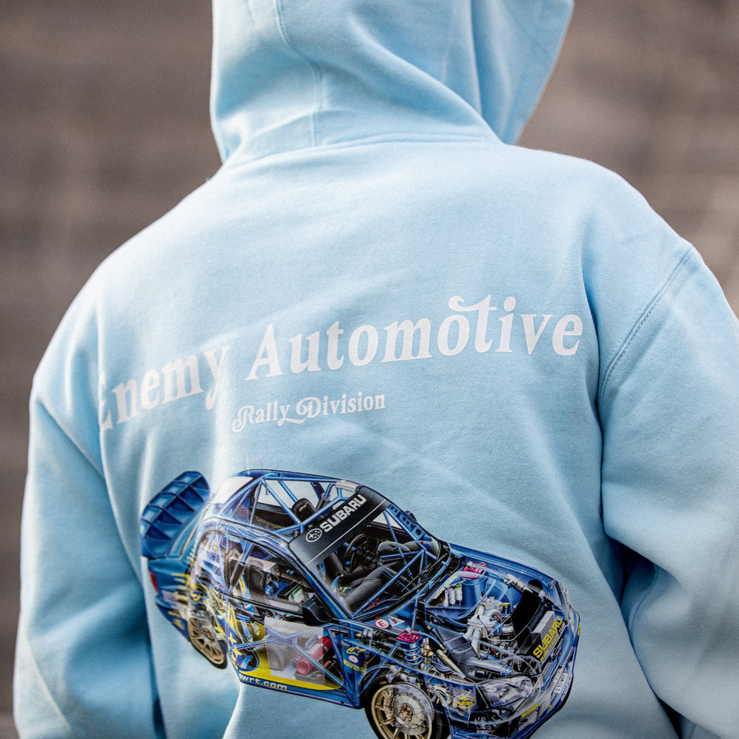 Subaru WRC XRay Hoodie (Sky Blue)