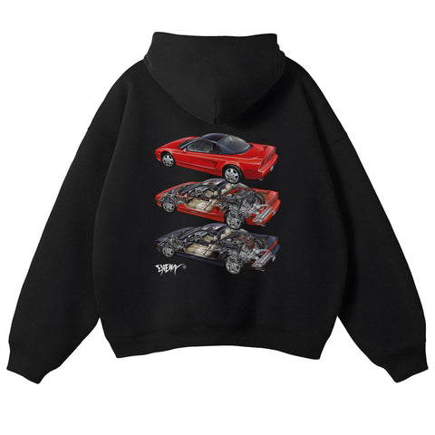 Honda NSX XRay Hoodie (Black)