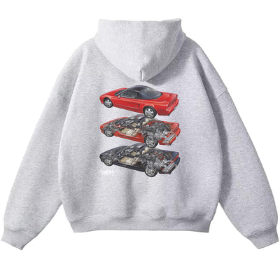 Honda NSX XRay Hoodie (Grey)