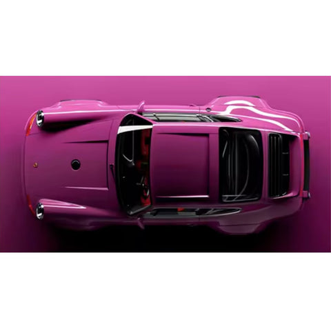 Magenta Porsche 911 Widebody Canvas Wall Art