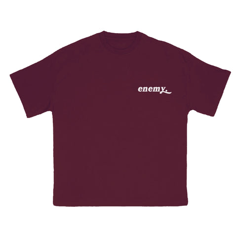 Porsche 911 XRay Tee (Burgundy)