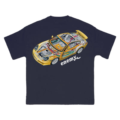 Porsche 911 XRay Tee (Navy)