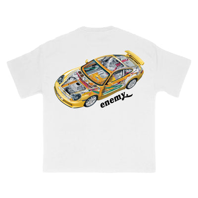 Porsche 911 XRay Tee (White)