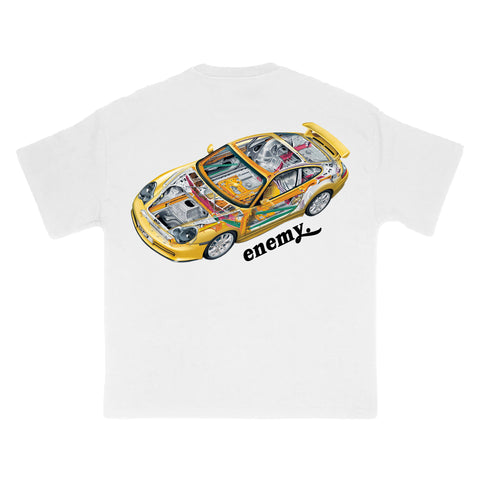 Porsche 911 XRay Tee (White)