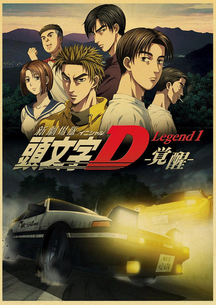 Initial D Anime Poster V2 – Apparel By Enemy