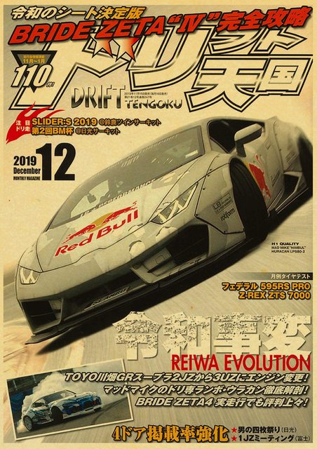 Lamborghini Huracan Vintage JDM Poster - Apparel By Enemy